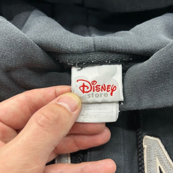 VINTAGE DISNEY GRUMPY DWARF HOODIE MENS XL FLEECE LINED EMBROIDERED - Picture 5 of 11